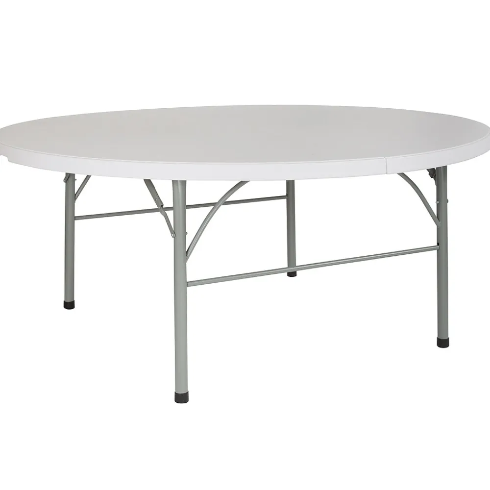 Folding Tables*Flash Furniture Stonewall Folding Table, 71" x 71", Granite White (DAD183RZ)