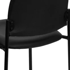 Folding & Stacking*Flash Furniture Tania Vinyl Stackable Side Reception Chair, Black (BT5151VINYL)