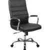 Ergonomic Chairs*Flash Furniture Whitney Ergonomic LeatherSoft Swivel High Back Executive Office Chair, Black/Chrome (GO2286HBK)