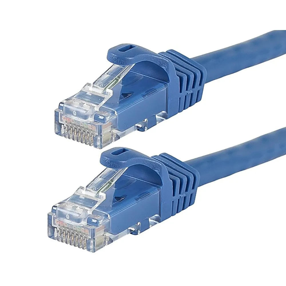 Monoprice FLEXboot Series Cat5e 24AWG UTP Ethernet Network Patch Cable, 5ft Blue