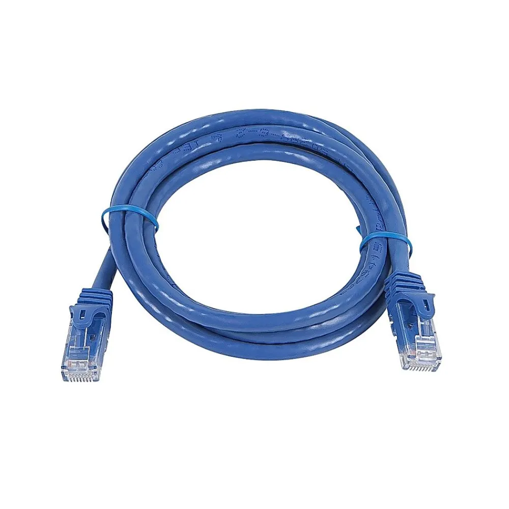 Monoprice FLEXboot Series Cat5e 24AWG UTP Ethernet Network Patch Cable, 5ft Blue