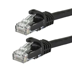 Monoprice FLEXboot Series Cat5e 24AWG UTP Ethernet Network Patch Cable, 3ft Black