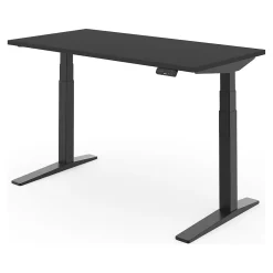 Standing Desks*FlexiSpot E7 Pro 55"W Electric Adjustable Chipboard Standing Desk, (E7BPRO5528-B) Black