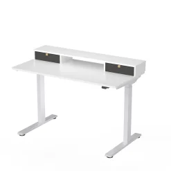 Standing Desks*FlexiSpot EC9W Series 48" W Electric Adjustable Standing Desk, White (EC9WDO04W)