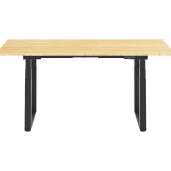 Standing Desks*FlexiSpot E7Q 78"W Electric Adjustable Standing Desk, Bamboo/Black (E7QBR7830-LBZB)