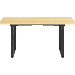 Standing Desks*FlexiSpot E7Q 72"W Electric Adjustable Standing Desk, Bamboo/Black (E7QBR7230-LBZB)