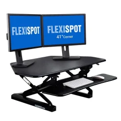 Standing Desks*FlexiSpot 41"W Manual Sit-Stand Desk Converter, Black (M4B-E-US)