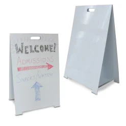 Dry Erase*Flipside Dry-Erase Marquee Easel, 35.5