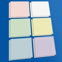 Dry Erase*Flipside Dry-Erase Sticky Notes, 3" x 3", 12/Pack, 2 Packs/Box (95533)