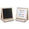Dry Erase*Flipside Dry-Erase Two-Sided Easel, Wood Frame, 19.5" x 18" (17406)