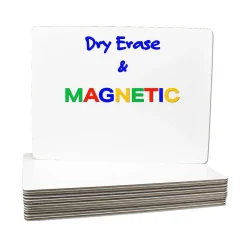 Dry Erase*Flipside Dry-Erase Whiteboard, 9" x 12", 12/Pack (11277)