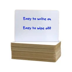 Dry Erase*Flipside 24-Piece White Dry-Erase Board Set, Mobile, 9.5" x 12", Multi-Grade (12064)