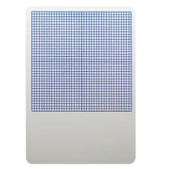 Dry Erase*Flipside Products 0.25" Graph Dry Erase Board, 11" x 16", Pack of 3 (FLP11161-3)