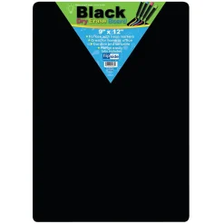 Dry Erase*Flipside Products Black Melamine Mobile Dry-Erase Whiteboard, 9" x 12", Pack of 4 (FLP40065-4)