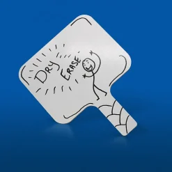 Dry Erase*Flipside Rectangular Dry-Erase Writing Paddle, 24/Set (10040)