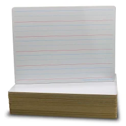 Dry Erase*Flipside Ruled Double-Sided Dry-Erase Whiteboard, 9" x 12", 24/Pack (FLP12034)