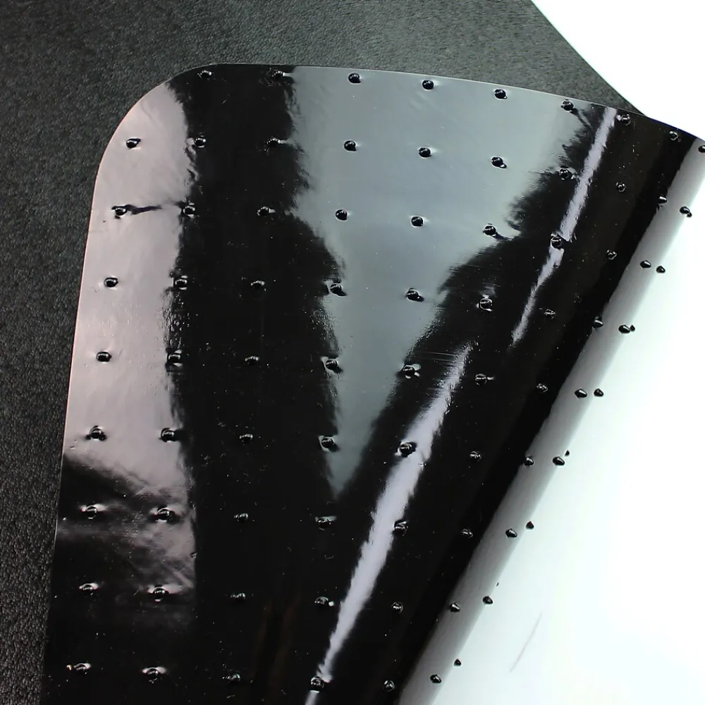 Chair Mats*Floortex Advantagemat Chair Mat with Lip, 45" x 53", Designed for Low-Pile Carpet, Black Vinyl (FR114553LLBV)