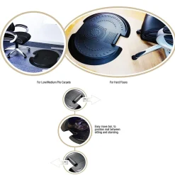 Chair Mats*Floortex AFS-TEX 'Sit to Stand' 38