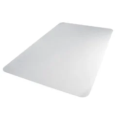 Chair Mats*Floortex Ecotex BioPlus Carpet Chair Mat, 46" x 60", Clear Bio Based Polycarbonate (NRCMFLBG0004)