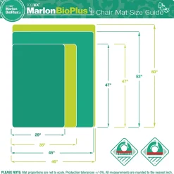 Chair Mats*Floortex Ecotex BioPlus Carpet Chair Mat, 35