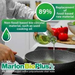 Chair Mats*Floortex Ecotex BioPlus Hard Floor Chair Mat, 45