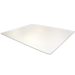 Chair Mats*Floortex Hometex 30" x 48" Rectangular Floor Mat for Hard Floors, Vinyl (FRHMCH12075EV)