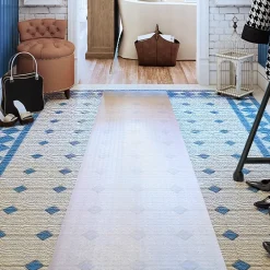 Cleartex Floortex® Long & Strong® Runner 48" x 12ft Rectangular Runner for Carpets up to 3/8", Vinyl (FRR114812EV)