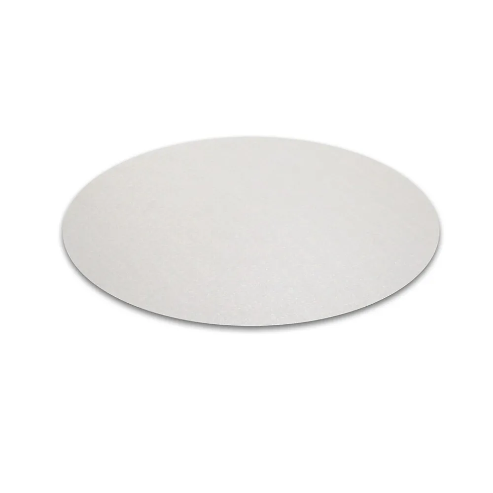 Chair Mats*Floortex Ultimat Floor Mat, 24" Diameter, Designed for Medium-Pile Carpet, Clear Polycarbonate (126020RR)