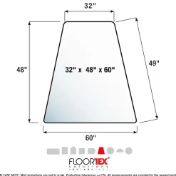 Chair Mats*Floortex Ultimat Hard Floor Chair Mat, 48