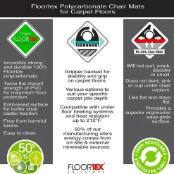 Chair Mats*Floortex Valuemat Plus Chair Mat, 30