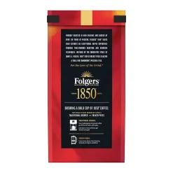 1850 Folgers Black Gold Caffeinated Ground Coffee, Dark Roast, 12 oz. (SMU60516)