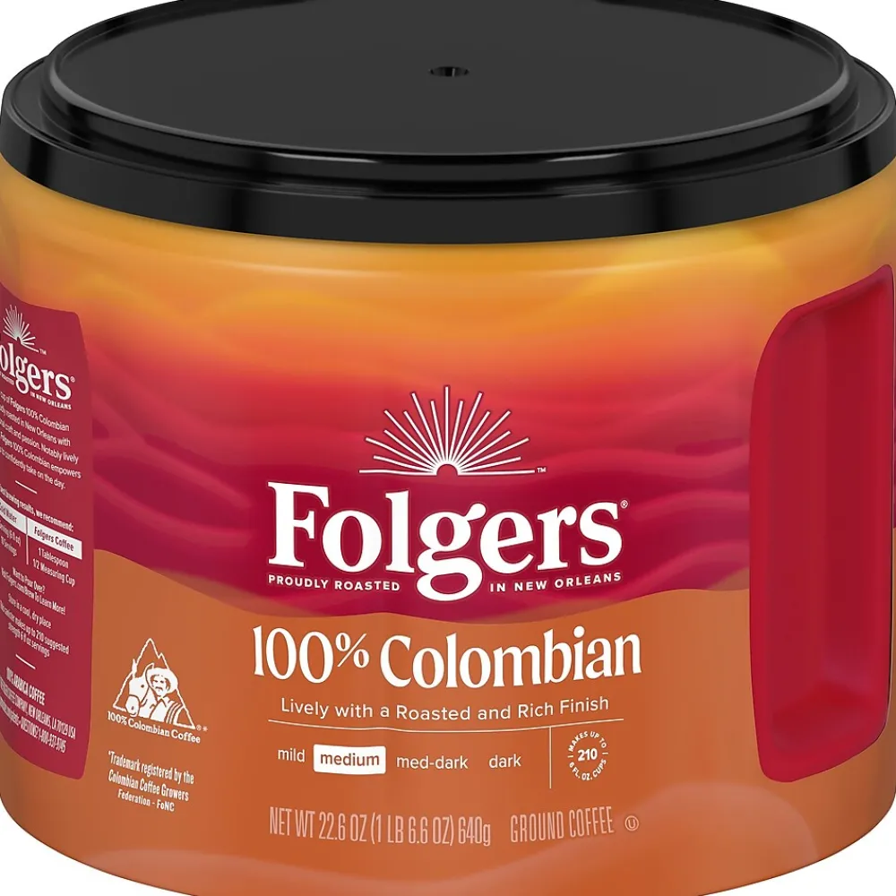 Folgers 100% Colombian Coffee, Medium Roast, 22.6 oz. (2550020532)