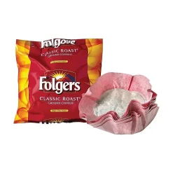 Folgers Classic Roast Filter Packs Coffee, Medium Roast, 0.9 oz., 160/Box (PRO44192)