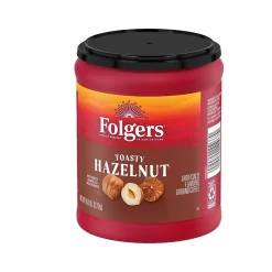 Folgers Toasty Hazelnut Ground Coffee, 9.6 oz. (2550011037)