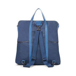 Francine Collection Highline Laptop Backpack, Medium, Navy (ZFB14NAVYHIGHLINE)