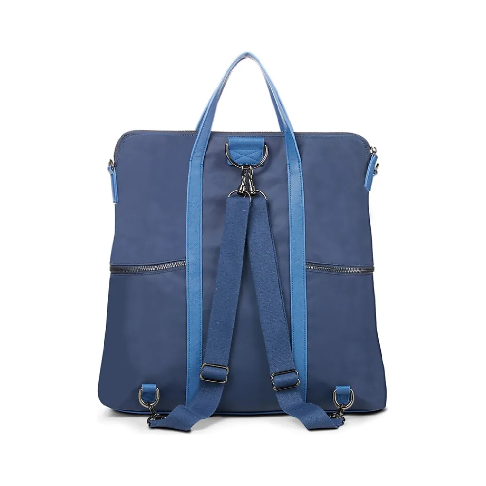 Francine Collection Highline Laptop Backpack, Medium, Navy (ZFB14NAVYHIGHLINE)