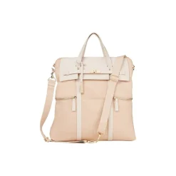 Francine Collection Highline Convertible Laptop Cross-body Backpack/Tote, Tan (ZFB14TANHIGHLINE)