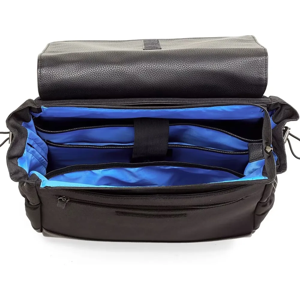 Francine Collection Wheels Up Laptop Backpack, Black (BKBUDGRL_SM)