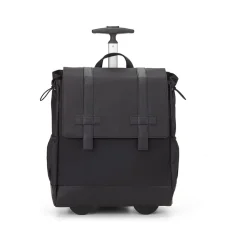 Francine Collection Wheels Up Laptop Backpack, Black (BKBUDGRL_SM)