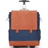 Francine Collection s 15" Laptop Rolling Wheels Up Backpack, Navy (BKBUDGRL_SM-NVY)