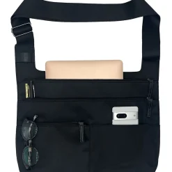 s City Slim Montana 14" Laptop Crossbody Bag, Black (FWC14BKLA23)<Francine Collection New