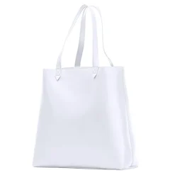 s Made Easy Leather 15.6 Laptop Tote, White (FCTWHMADE)<Francine Collection Clearance