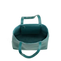 s Made Easy Leather 15.6 Laptop Tote, Green (FCTGRMADE)<Francine Collection Hot