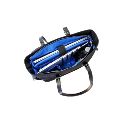 Francine WIB Slim Liberator Black Microfiber/Nylon Tote Bag for 14.1" Notebook, Black (FWTM14BKLIB)<Francine Collection Clearance