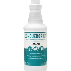 Conqueror 103 Odor Counteractant Concentrate, Lemon, Quart, 12/Carton (103QF22)<Fresh Products New