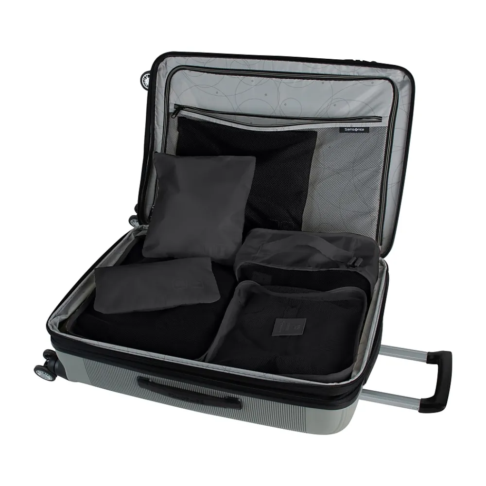 6-Piece Fabric Travel Pouch Set, Water Resistant, Black (27105-BLACK)<G Force Best