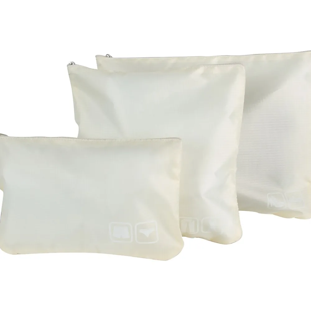 6-Piece Fabric Travel Pouch Set, Water Resistant, Cashmere (27105-CASHMERE)<G Force New