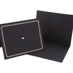 Awards & Certificates*Gartner Studios Certificate Holders, 8.5" x 11", Black/Gold, 6/Pack (35003)