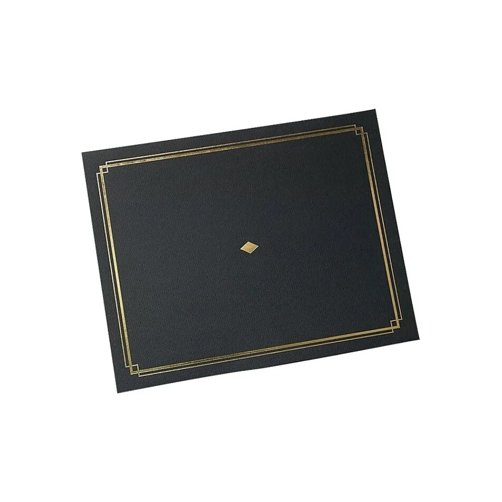 Awards & Certificates*Gartner Studios Certificate Holders, 8.5" x 11", Black/Gold, 6/Pack (35003)