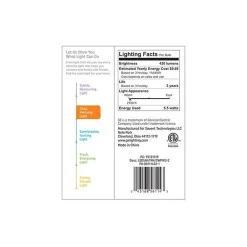 GE 5.5 Watt Soft White LED neral-Purpose Bulb, 2/Pack (93131319)